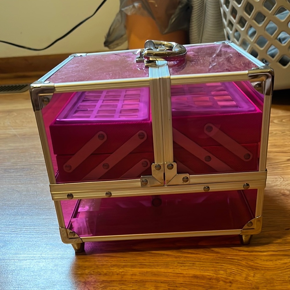 A newer makeup caboodle.